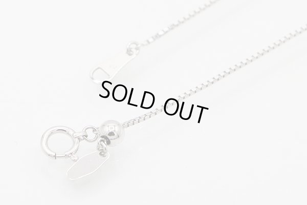 タサキ　PT900/850 エメラルドダイアイリペンダントネックレス 1.73ct 0.11ct 5.10g　留め具外したイメージ