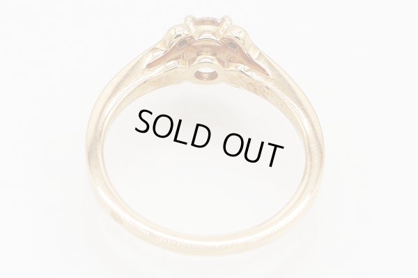 カルティエ　750PG バレリーナ ダイアイリリング 0.19ct 2.90g　内側