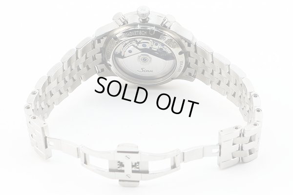 ジン　９５６　クロノグラフ　黒文字盤　ブレス