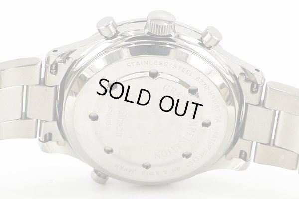 シェルマン　グランドコンプリケーション　銀文字盤　裏面拡大