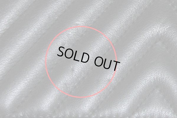 シャネル　シェブロン Vステッチ チェーンウォレット A84444 ブラック／SIV金具　スレ