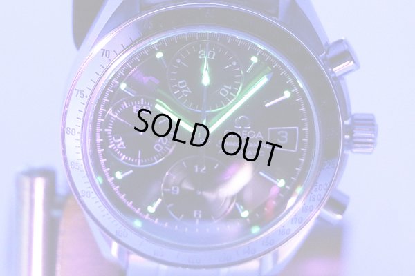 オメガ　スピードマスターデイト　３５１３．５０　黒文字盤　ライト