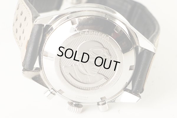 タグホイヤー　ニューカレラ　ＣＶ２０１０－４　黒文字盤　Ｆ・Ｍ・ファッジオ限定　裏面拡大