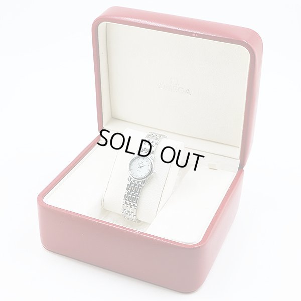 オメガ　デビル　プレステージ　４５７０．７６　シェル文字盤　１２Ｐ　箱