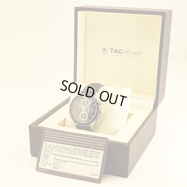 タグホイヤー　ニューカレラ　ＣＶ２０１０－４　黒文字盤　Ｆ・Ｍ・ファッジオ限定　箱・保証書