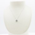 ポンテヴェキオ　PT999/850 ダイアイリペンダントネックレス 0.37ct 2.70g　装着イメージ