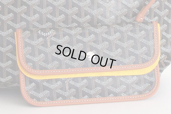 ゴヤール　サンルイPM ノワール／ナチュラル　インポーチ