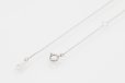 ポンテヴェキオ　PT999/850 ダイアイリペンダントネックレス 0.20ct 3.00g　留め具外したイメージ