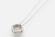 ポンテヴェキオ　PT999/850 ダイアイリペンダントネックレス 0.37ct 2.70g　裏面