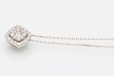 ポンテヴェキオ　PT999/850 ダイアイリペンダントネックレス 0.37ct 2.70g　サイド