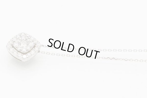 ポンテヴェキオ　PT999/850 ダイアイリペンダントネックレス 0.37ct 2.70g　サイド