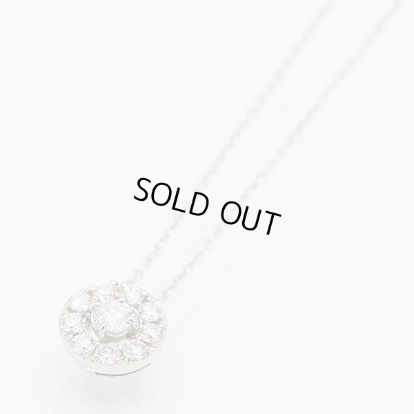 PT999/850 ダイアイリペンダントネックレス 0.28ct 2.90g