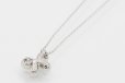 ポンテヴェキオ　PT999/850 ダイアイリペンダントネックレス 0.20ct 3.00g　裏面