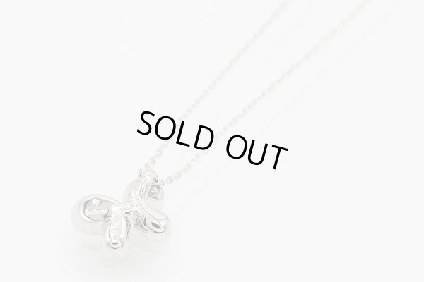 ポンテヴェキオ　PT999/850 ダイアイリペンダントネックレス 0.20ct 3.00g　裏面