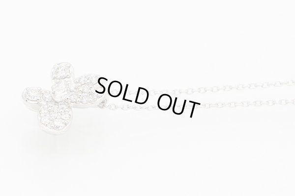 ポンテヴェキオ　PT999/850 ダイアイリペンダントネックレス 0.20ct 3.00g　サイド