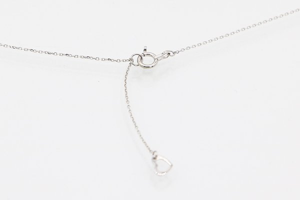 ポンテヴェキオ　PT999/850 ダイアイリペンダントネックレス 0.37ct 2.70g　留め具