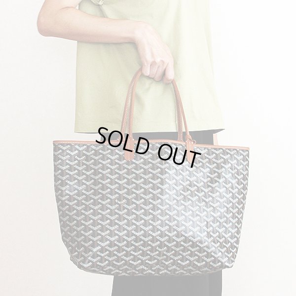 ゴヤール　サンルイPM ノワール／ナチュラル　持ったイメージ