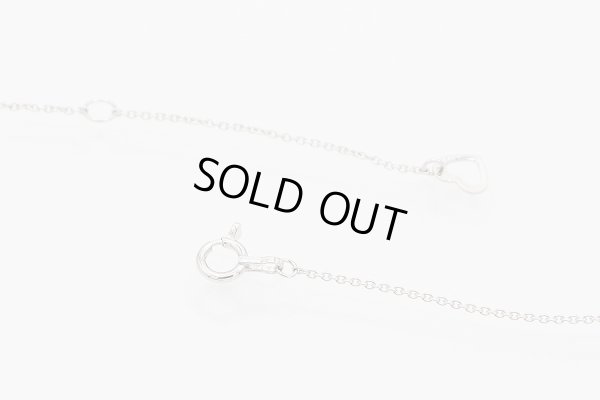 PT999/850 ダイアイリペンダントネックレス 0.28ct 2.90g　留め具外したイメージ(2)