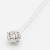 ポンテヴェキオ　PT999/850 ダイアイリペンダントネックレス 0.37ct 2.70g