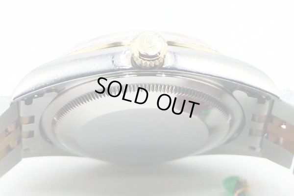 ロレックス　１６２３３Ｇ　青グラデーション文字盤　新１０Ｐ　Ｔ番（９７年）　裏面拡大