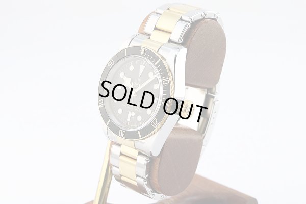 チューダー　ヘリテージ　ブラックベイ　７９７３３Ｎ　１９５０９９８　黒文字盤　サイド