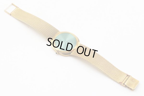 セイコー　ドルチェ　５Ｐ３０－５Ｇ７０　金色文字盤　メッシュベルト状態　裏面