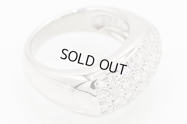 タサキ　PT900 ダイアイリリング 0.72ct 11.50g