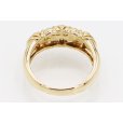 セイコージュエリー　K18 ダイアイリリング 0.35ct 6.40g　内側