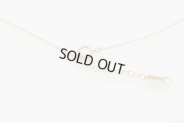 タサキ　K18PG ダイアイリペンダントネックレス 0.02ct 4.10g　留め具