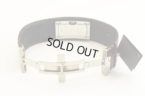 グッチ　バングルウォッチ　７８００Ｓ　黒文字盤　革ベルト