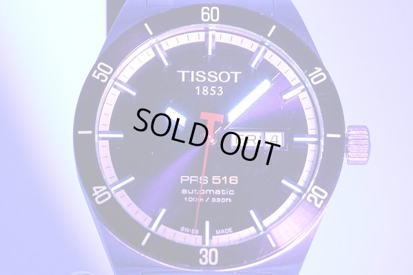 ティソ　Ｔスポーツ　ＰＲ５１６Ｓ　青文字盤　ライト