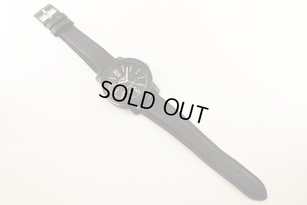 ブルガリ　ブルガリブルガリ　ＢＢ４０ＣＬ　黒文字盤　革ベルト状態　表面