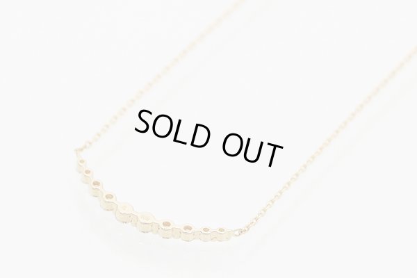 ヴァンドーム　K18PG ダイアイリネックレス 0.30ct 1.90g　裏面