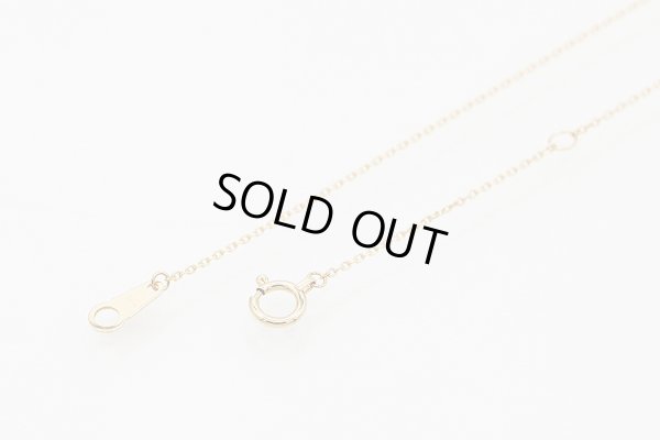 ヴァンドーム　K18PG ダイアイリネックレス 0.30ct 1.90g　留め具外したイメージ