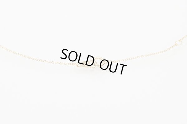 ヴァンドーム　K18PG ダイアイリネックレス 0.30ct 1.90g　留め具