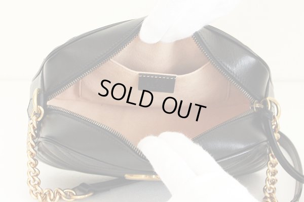 グッチ　GGマーモント　キルティング スモール　ショルダーバック　447632 204991 ブラック　中身