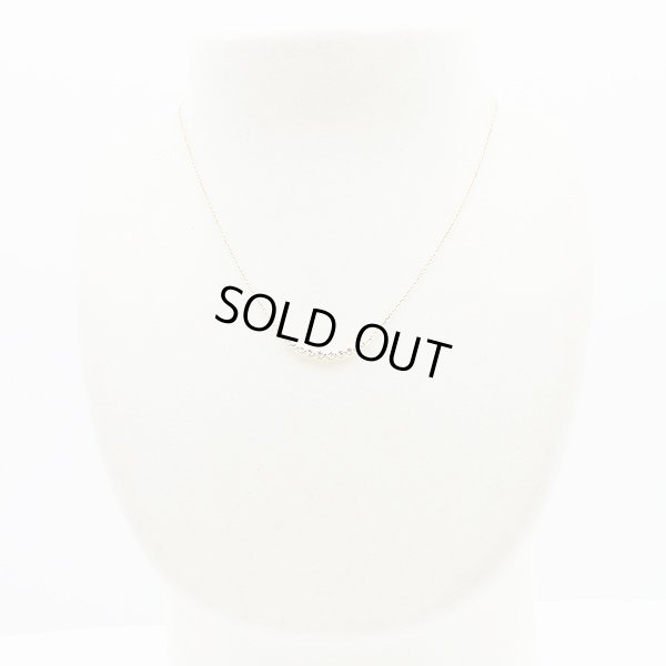 ヴァンドーム　K18PG ダイアイリネックレス 0.30ct 1.90g　装着イメージ