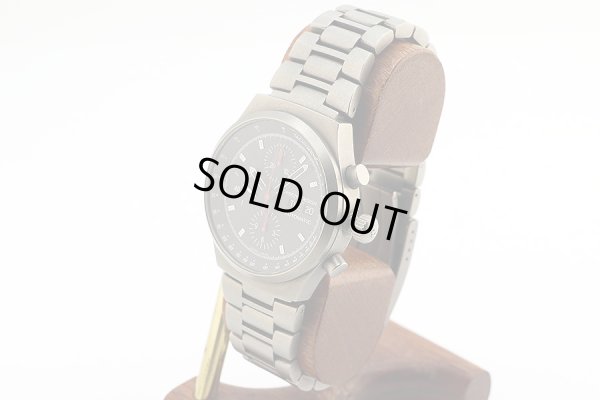 ポルシェデザインｂｙエテルナ　クロノグラフ　Ｐ５６１０　黒文字盤　サイド