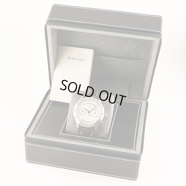 シャウアー　エディション１２　クロノ　ＫＵＬＩＳＳＥ　Ｎｏ３６０　白文字盤　箱・保証書