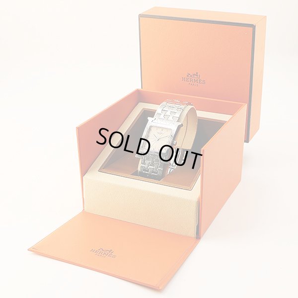 エルメス　オールアッッシュ　ＨＨ１．５１０　白文字盤　箱