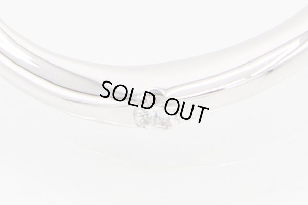 ４℃ 　K18WG ダイアイリリング 2.00g　拡大