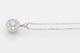 ヴァンドーム　PT950/850 ダイアイリペンダントネックレス 0.088ct 0.10ct 2.30g　サイド