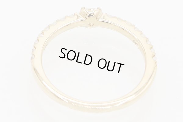 スタージュエリー　K18 ダイアイリリング 0.30ct 1.90g　内側