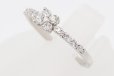 ヴァンドーム　PT950 ダイアイリリング 0.37ct 3.10g　サイド