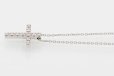 スタージュエリー　K18WG ダイアイリペンダントネックレス 0.11ct 2.80g　サイド
