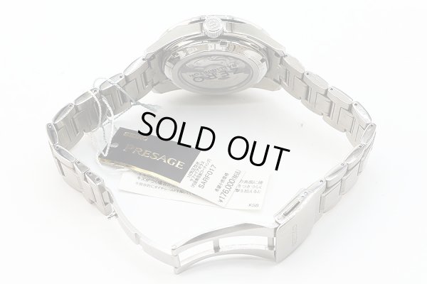 セイコー　プレサージュ　ＳＡＲＦ０１７　ＧＭＴ 白文字盤　ゼロハリ限定　ブレス