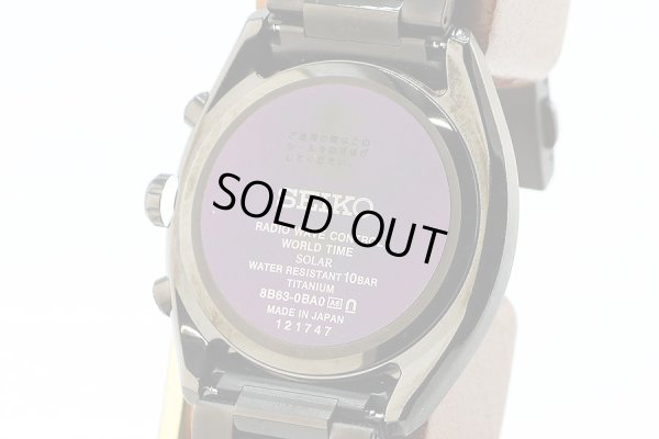 セイコー　アストロン　ＳＢＸＹ０１９　８Ｂ６３－０ＢＡ０　黒文字盤　裏面拡大