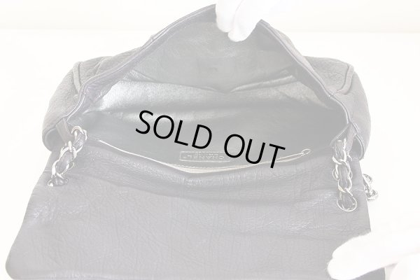 シャネル マトラッセ ワンショルダーバック ダークパープル／SIV金具　中身