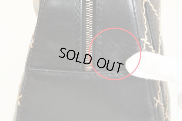 シャネル　ワイルドステッチ ハンドバック A14692 ブラック　スレ