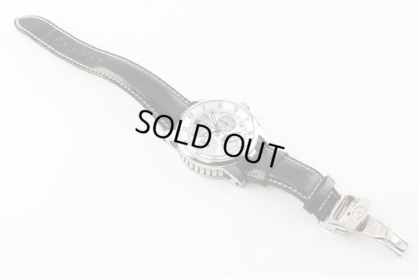 シチズン　カンパノラＣＴＹ５７－１０７１　ムーンフェイス銀文字盤（一部シェル）　革ベルト状態　表面